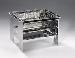 Edelstahl-Faltgrill